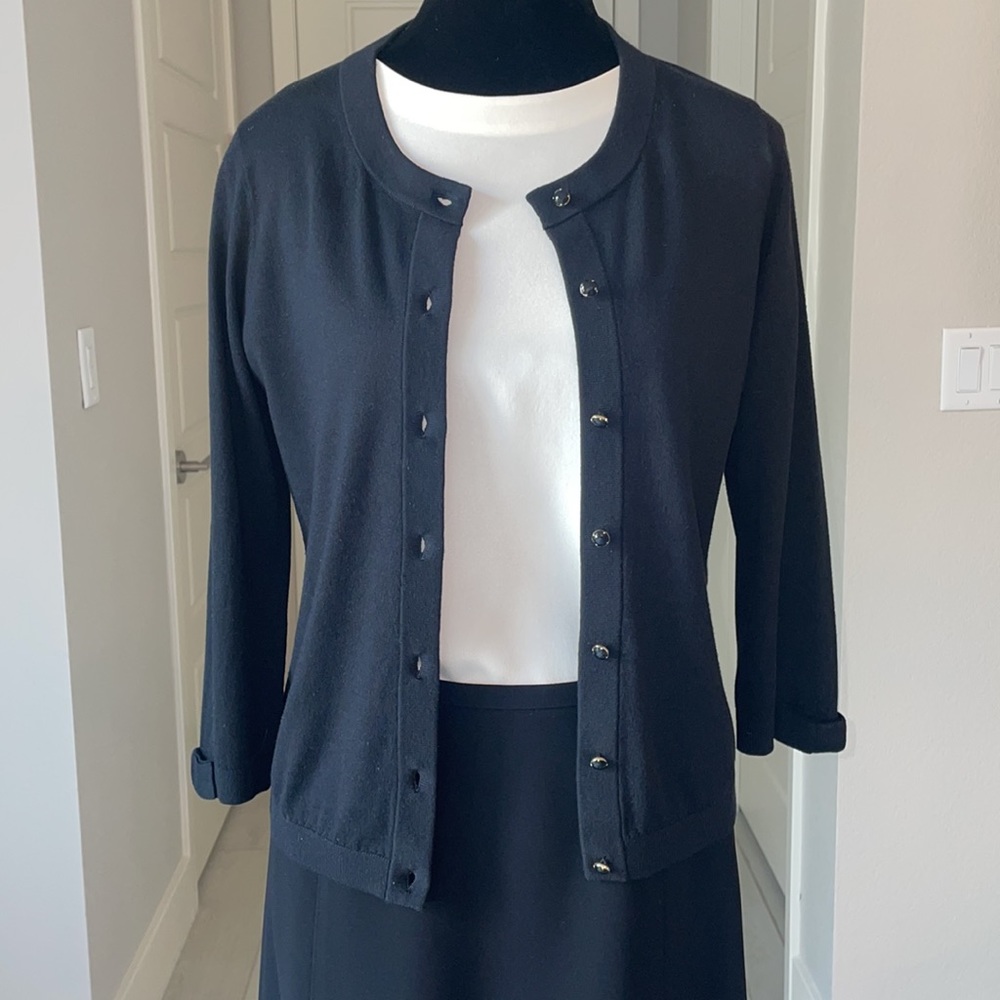 KATE SPADE Darling Black Cardigan With Bows Size S - Picture 6 of 12